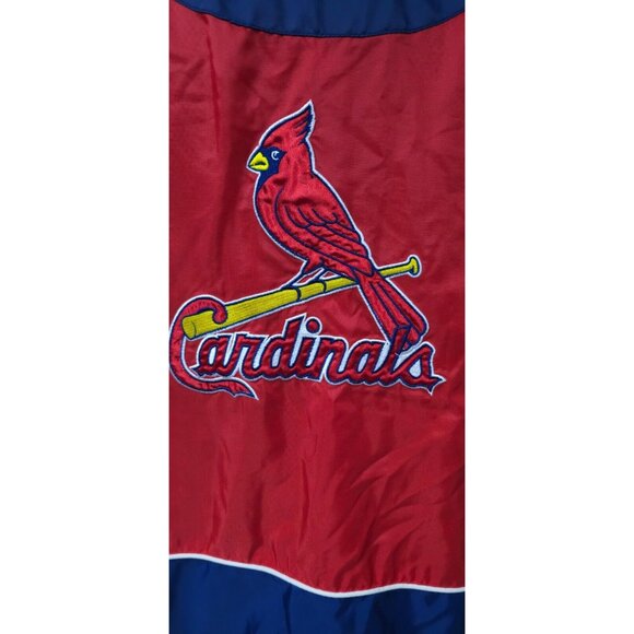 G-III Carl Banks MLB St Louis Cardinals Baseball Large Full Zip Spellout Jacket - Picture 10 of 16